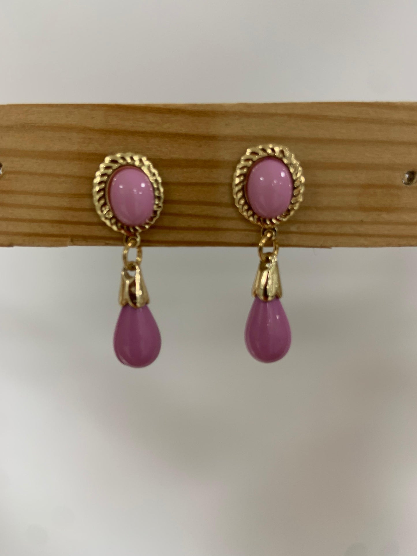 PENDIENTES CORALES PEQUEÑOS ROSA