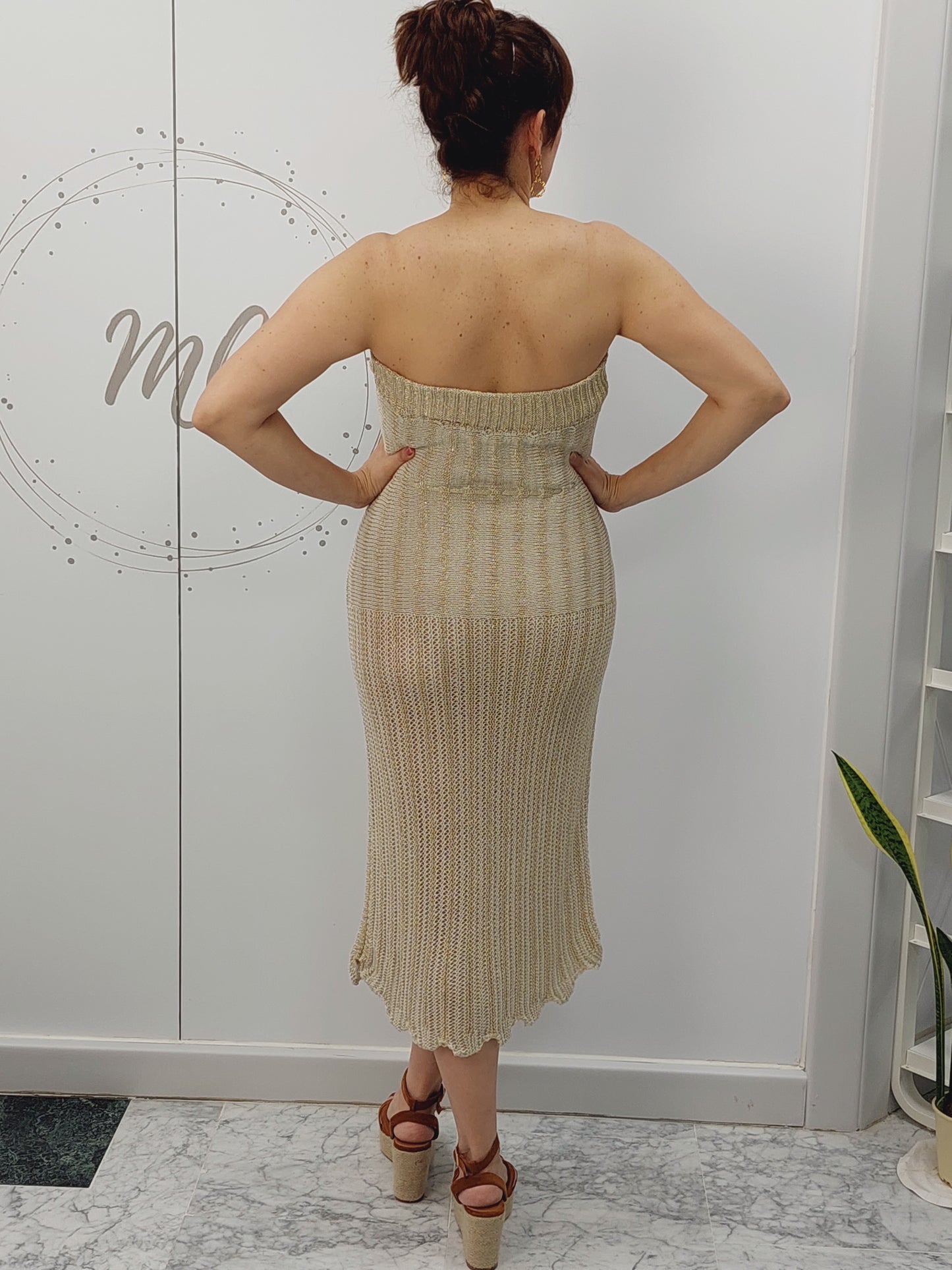 VESTIDO CROCHET PALABRA DE HONOR