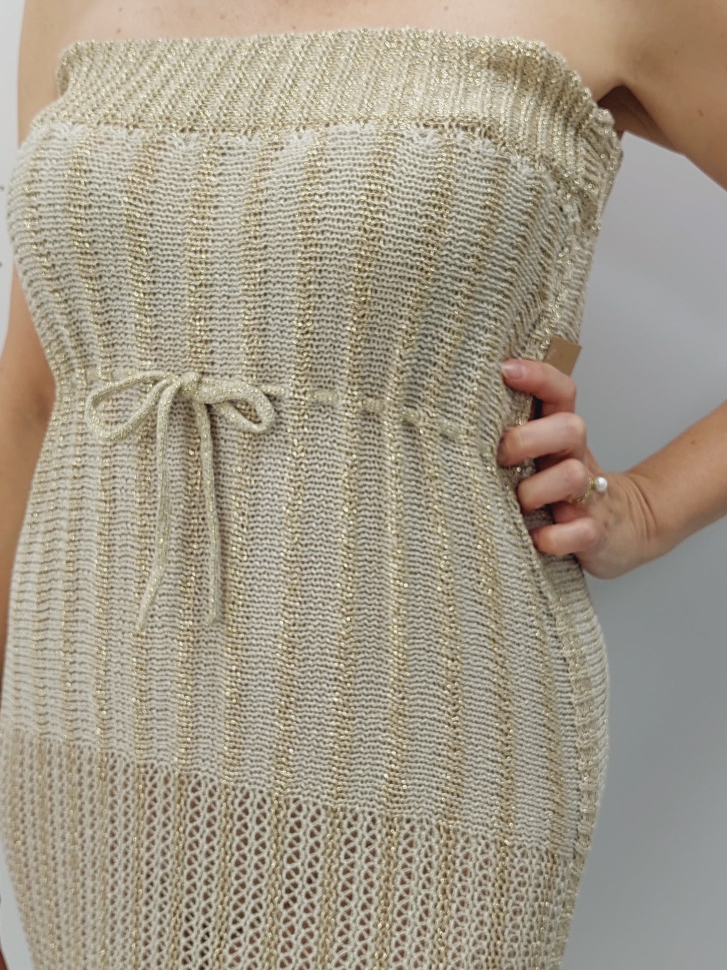 VESTIDO CROCHET PALABRA DE HONOR