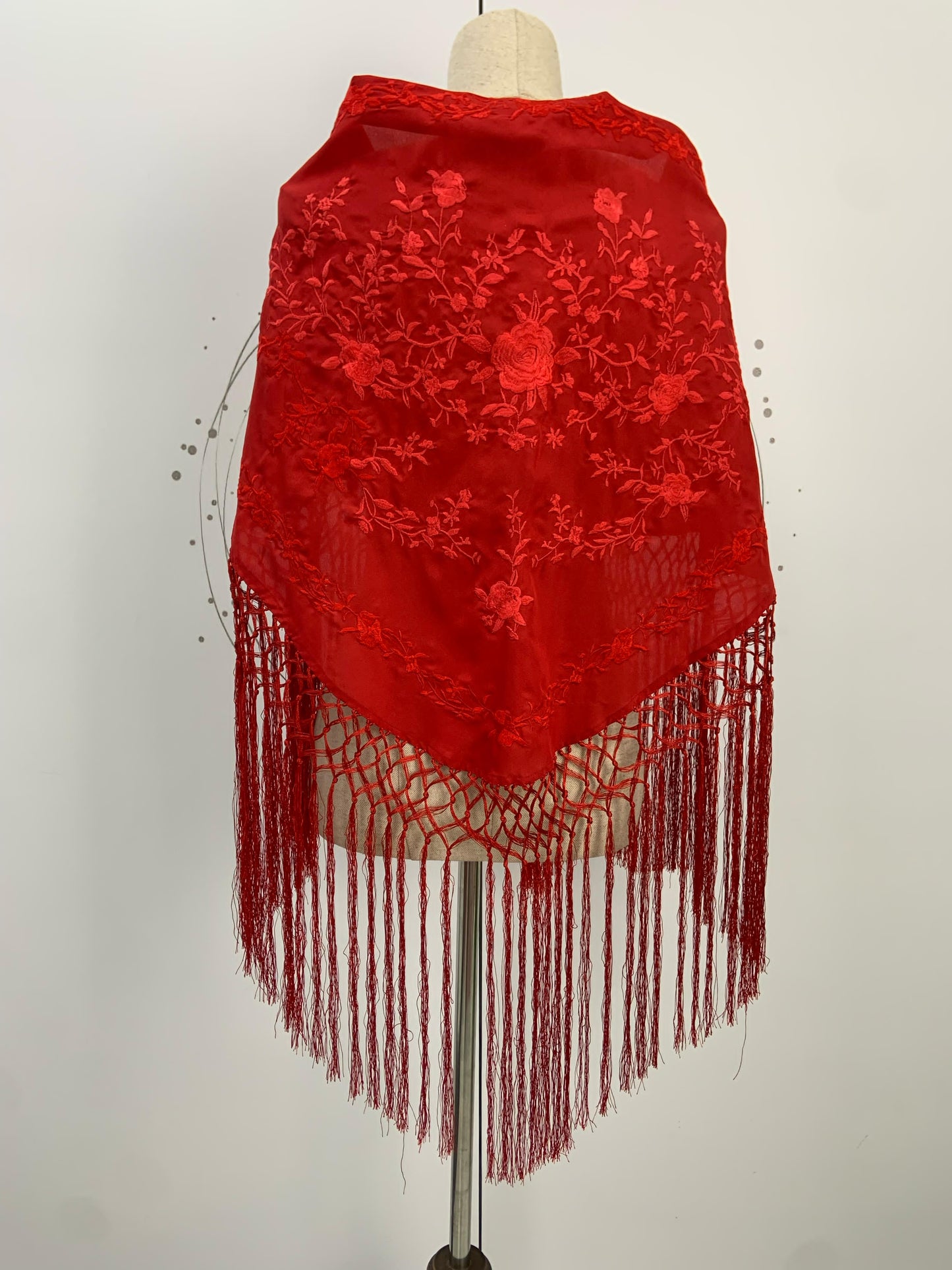 MANTON SEDA ROJO LA ORMIGA