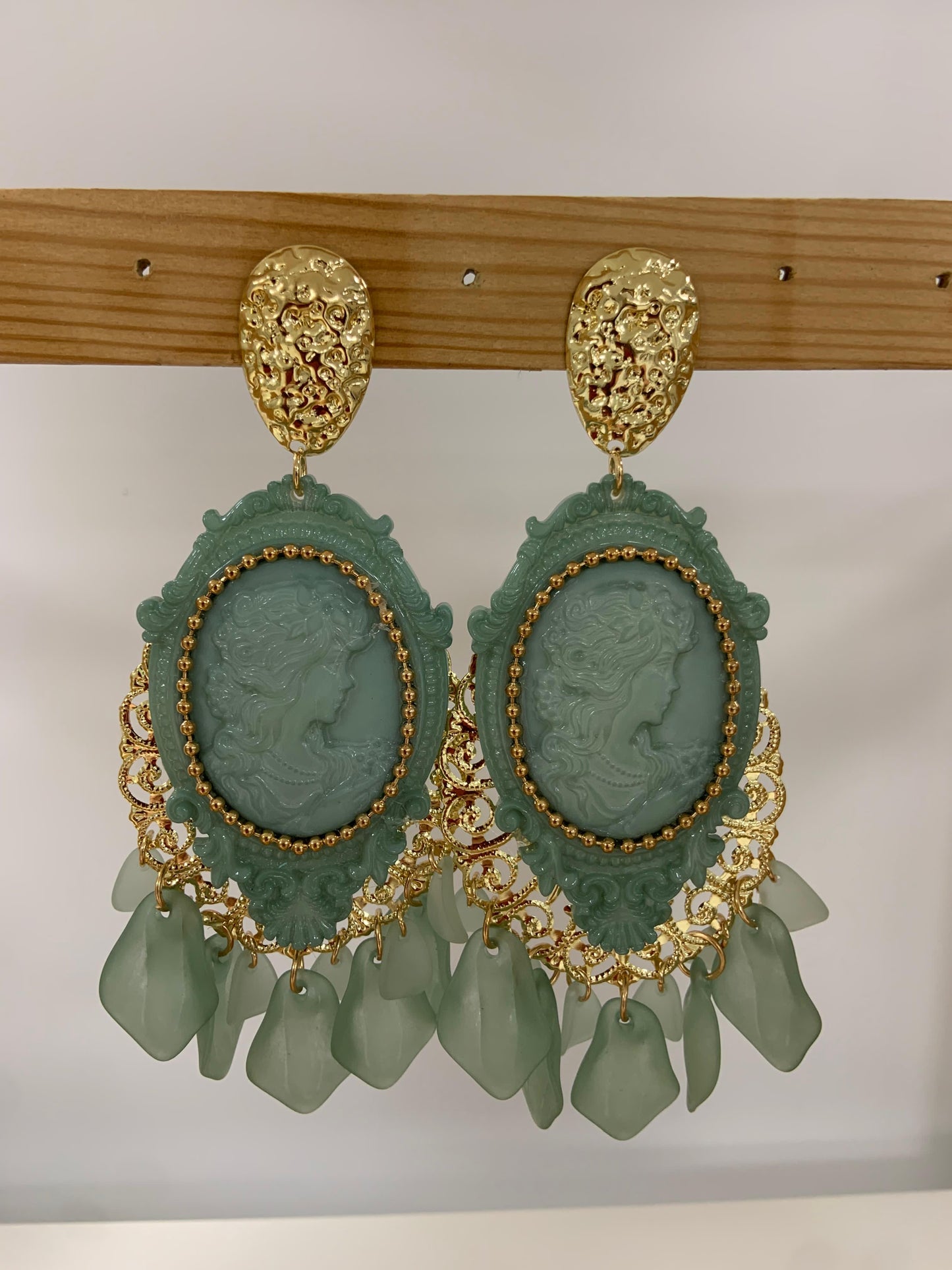 PENDIENTES FLAMENCA CAMAFEO