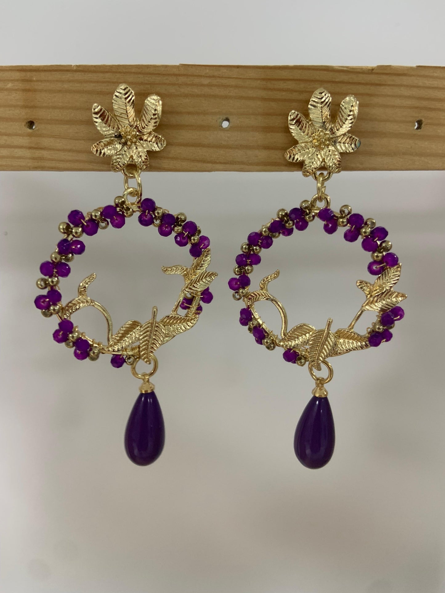 PENDIENTES ARO Y LAGRIMA
