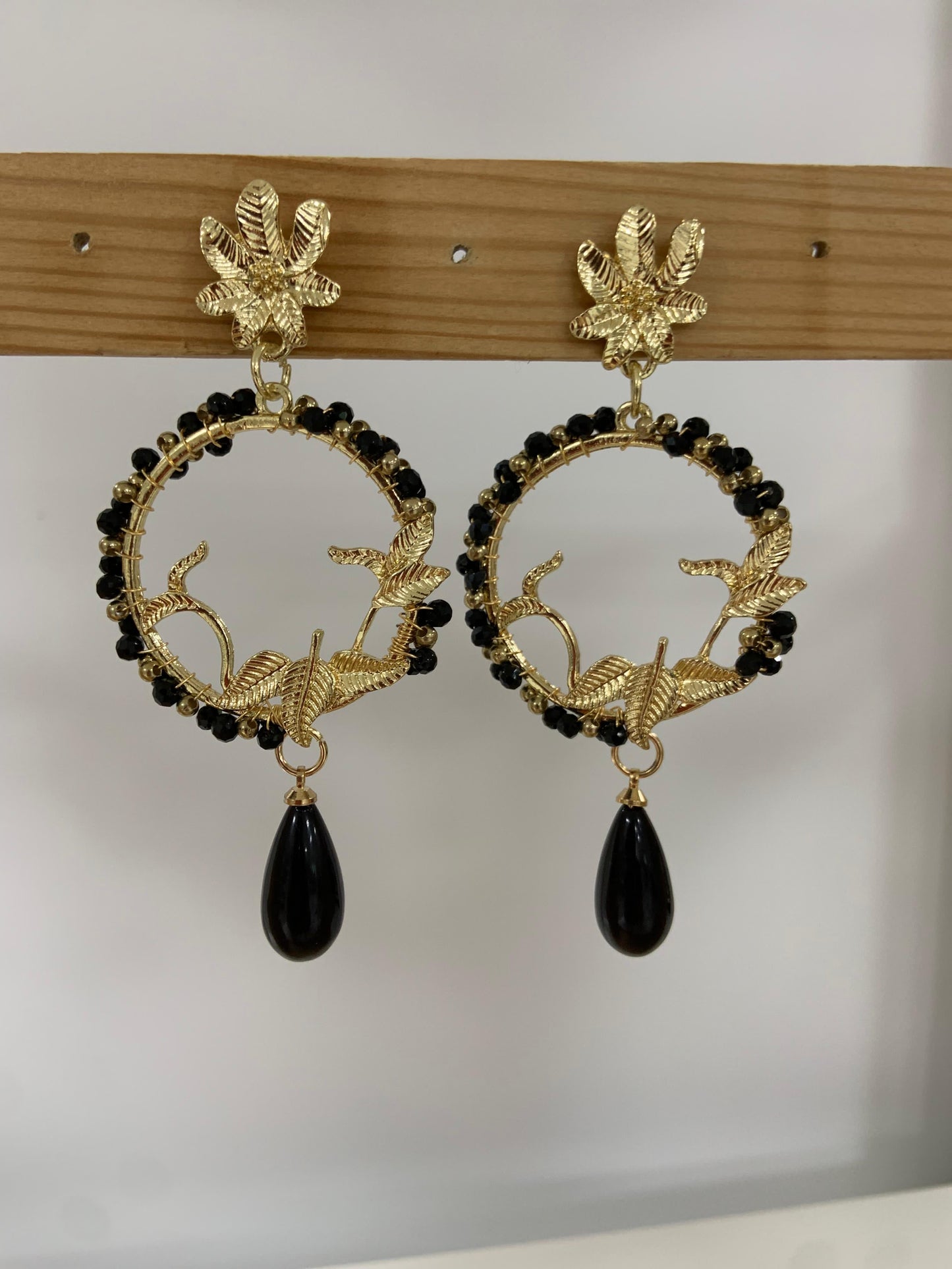 PENDIENTES ARO Y LAGRIMA