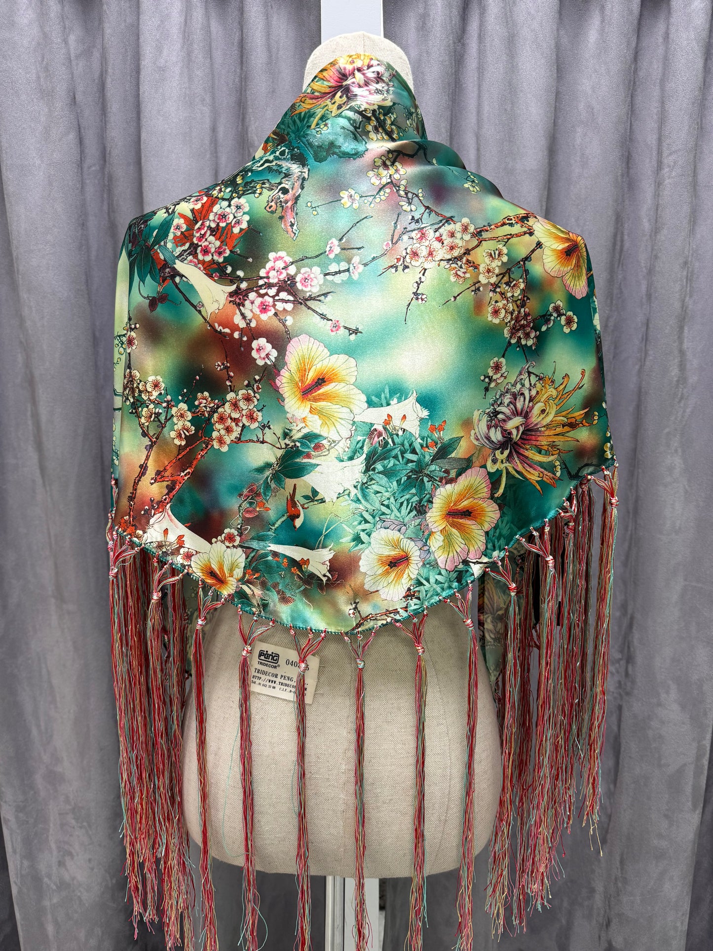 MANTON SATÉN AGUA MARINA