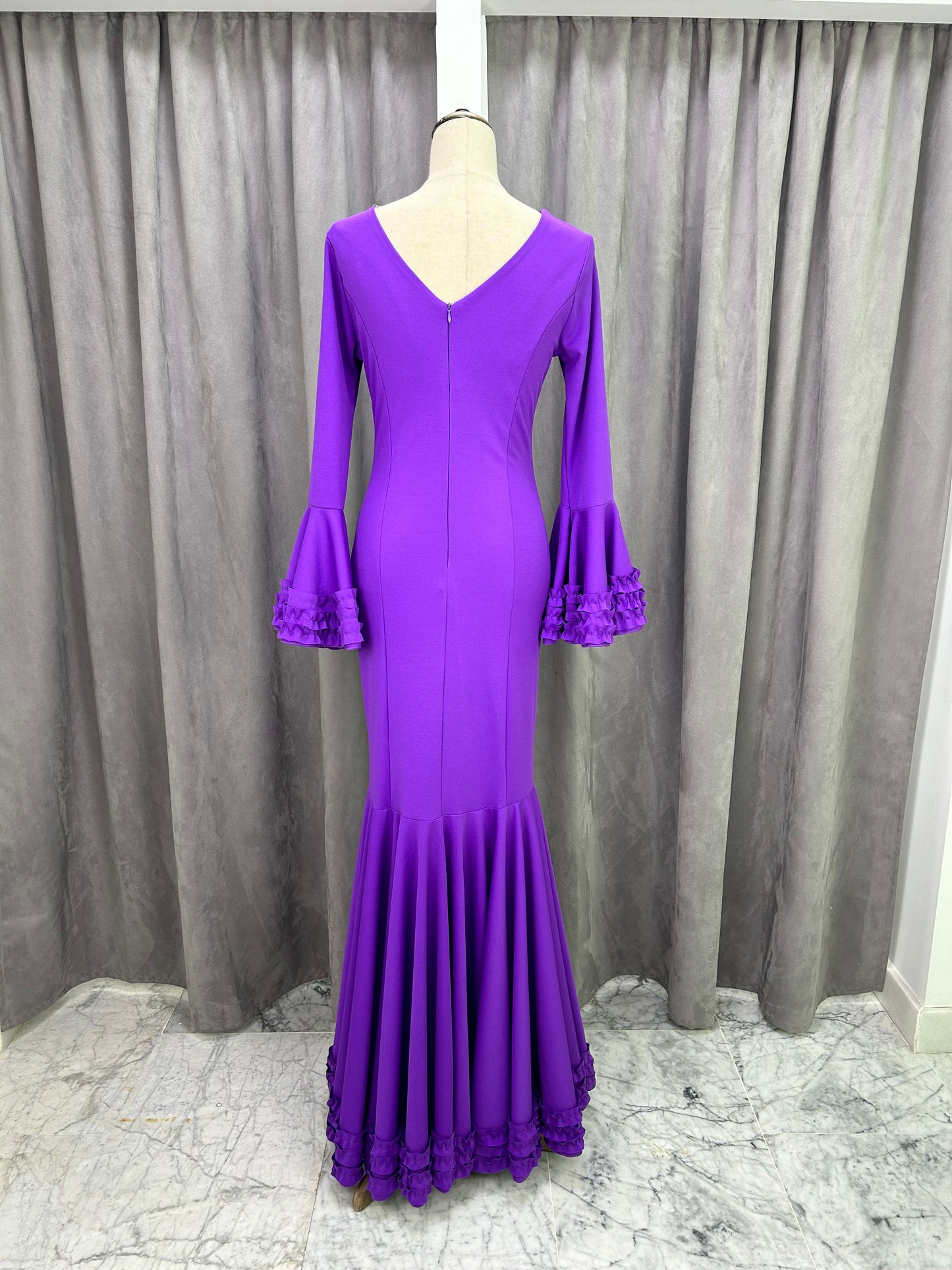 VESTIDO FLAMENCA LILA