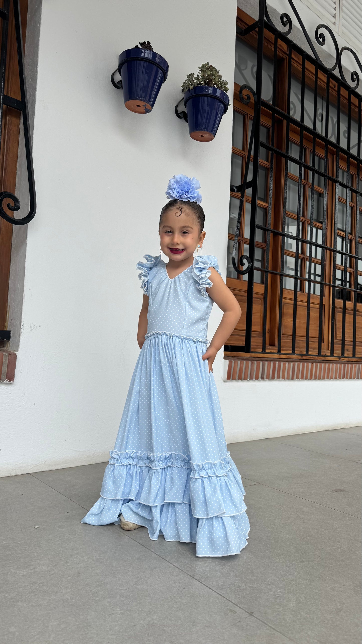 VESTIDO LUNARES NIÑA