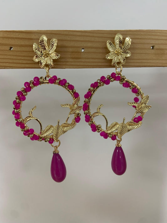 PENDIENTES ARO Y LAGRIMA