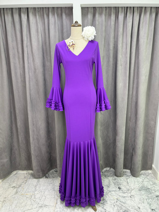 VESTIDO FLAMENCA LILA