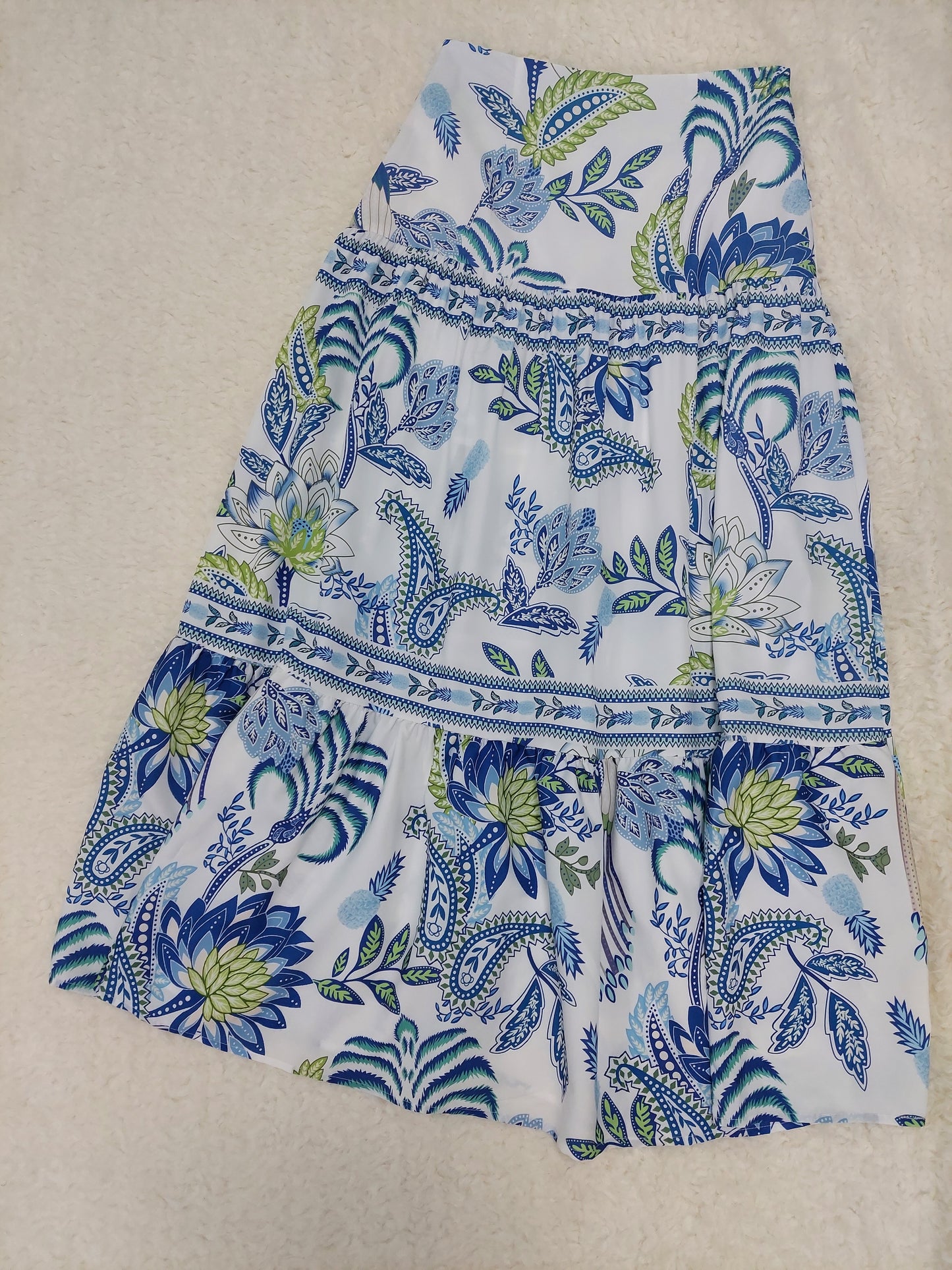 CONJUNTO TOP Y FALDA ESTAMPADO