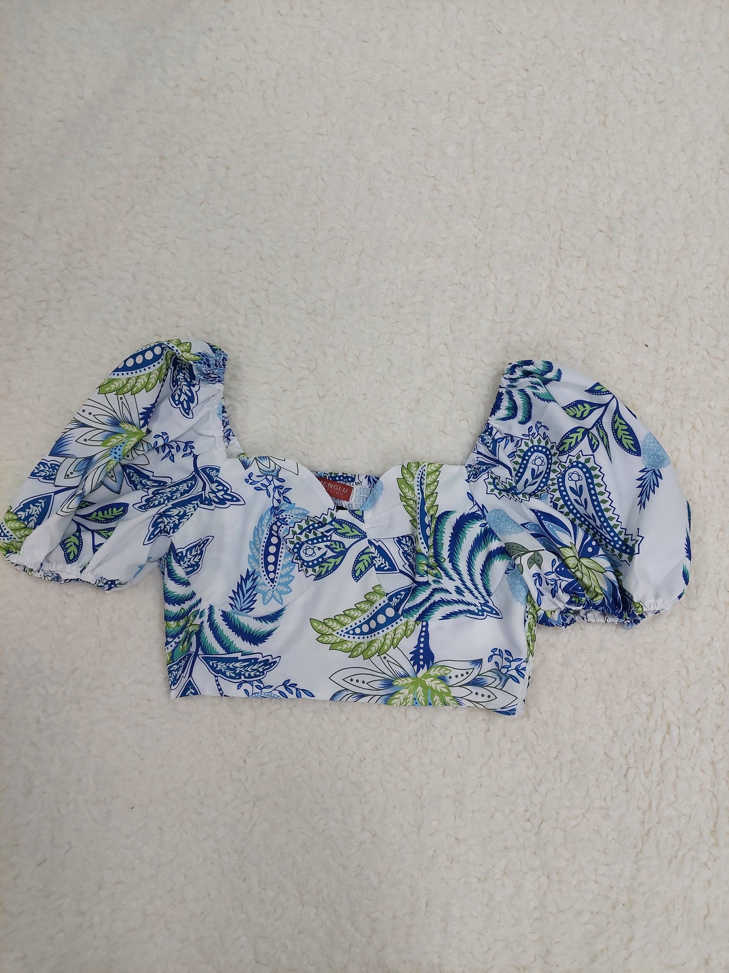 CONJUNTO TOP Y FALDA ESTAMPADO