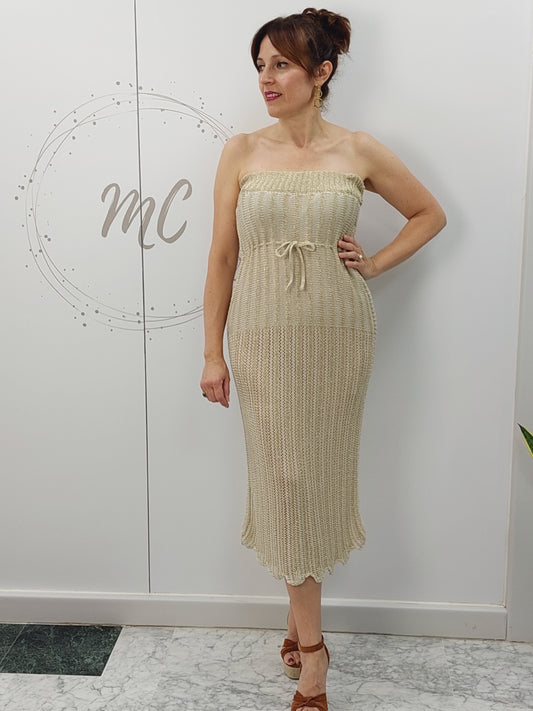 VESTIDO CROCHET PALABRA DE HONOR