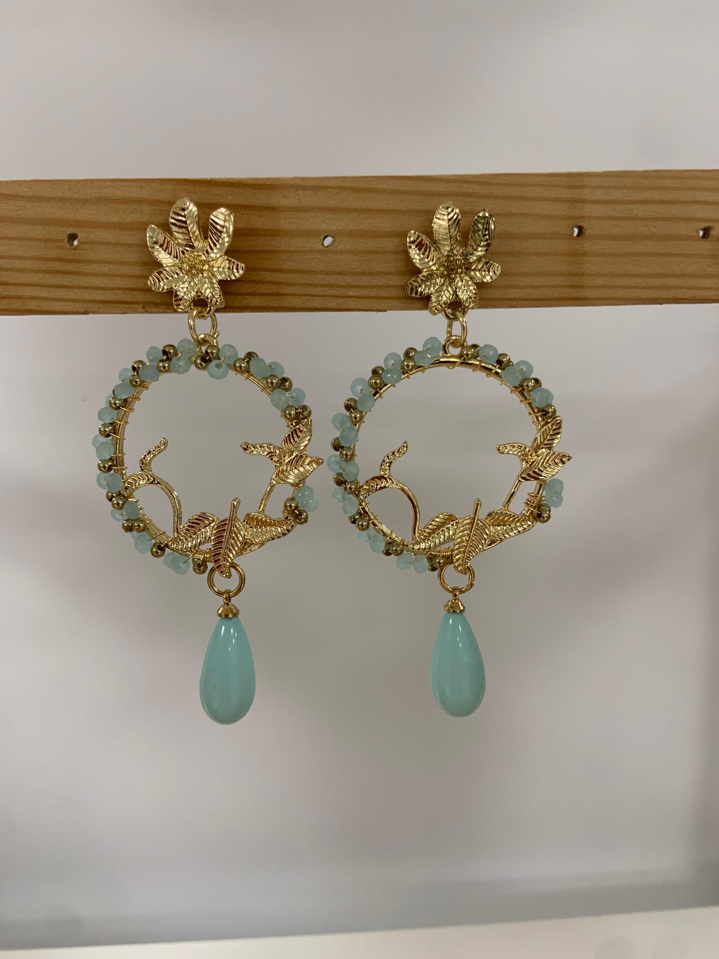PENDIENTES ARO Y LAGRIMA
