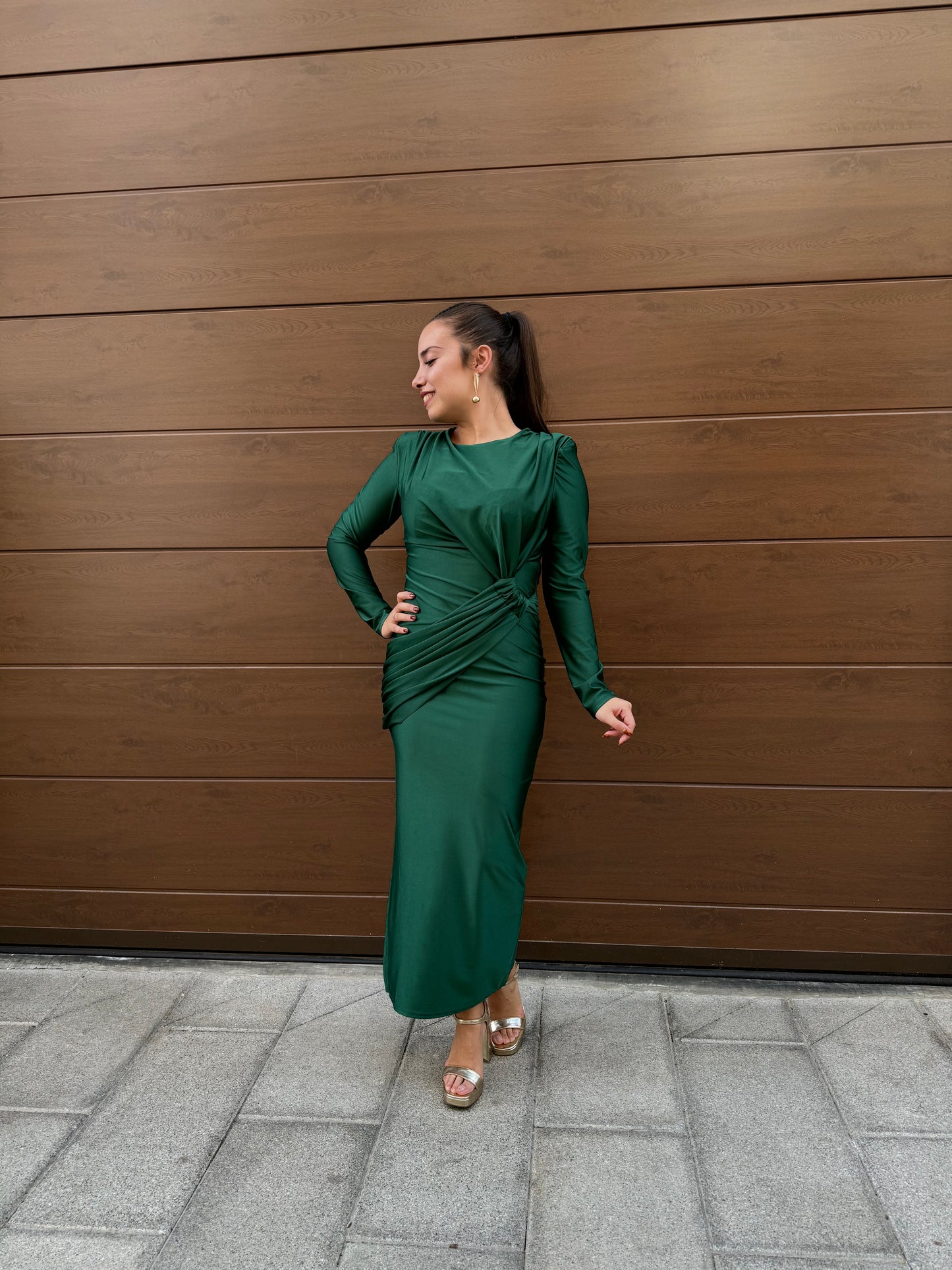 VESTIDO VERDE ESMERALDA