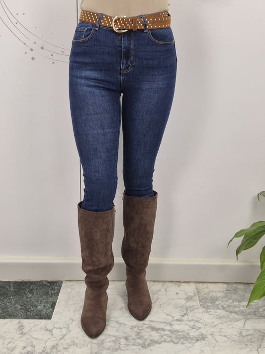 PANTALON VAQUERO OSCURO PITILLO