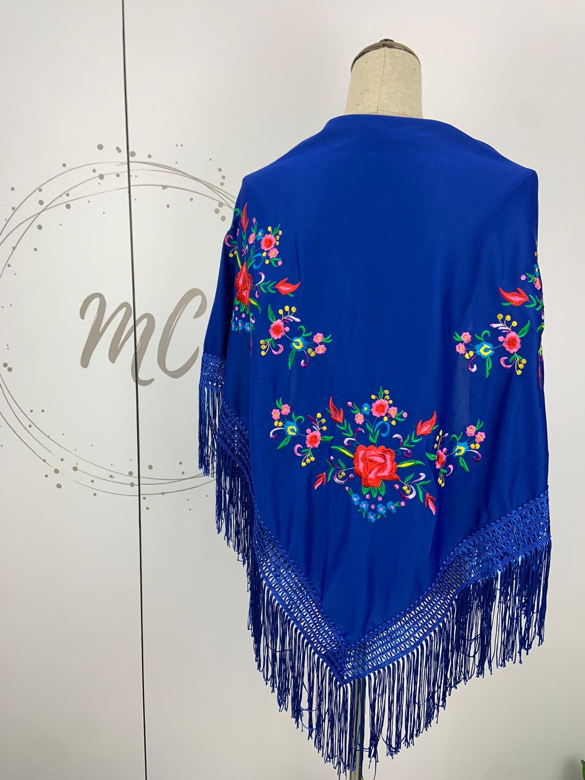 MANTON MEDIANO BORDADO