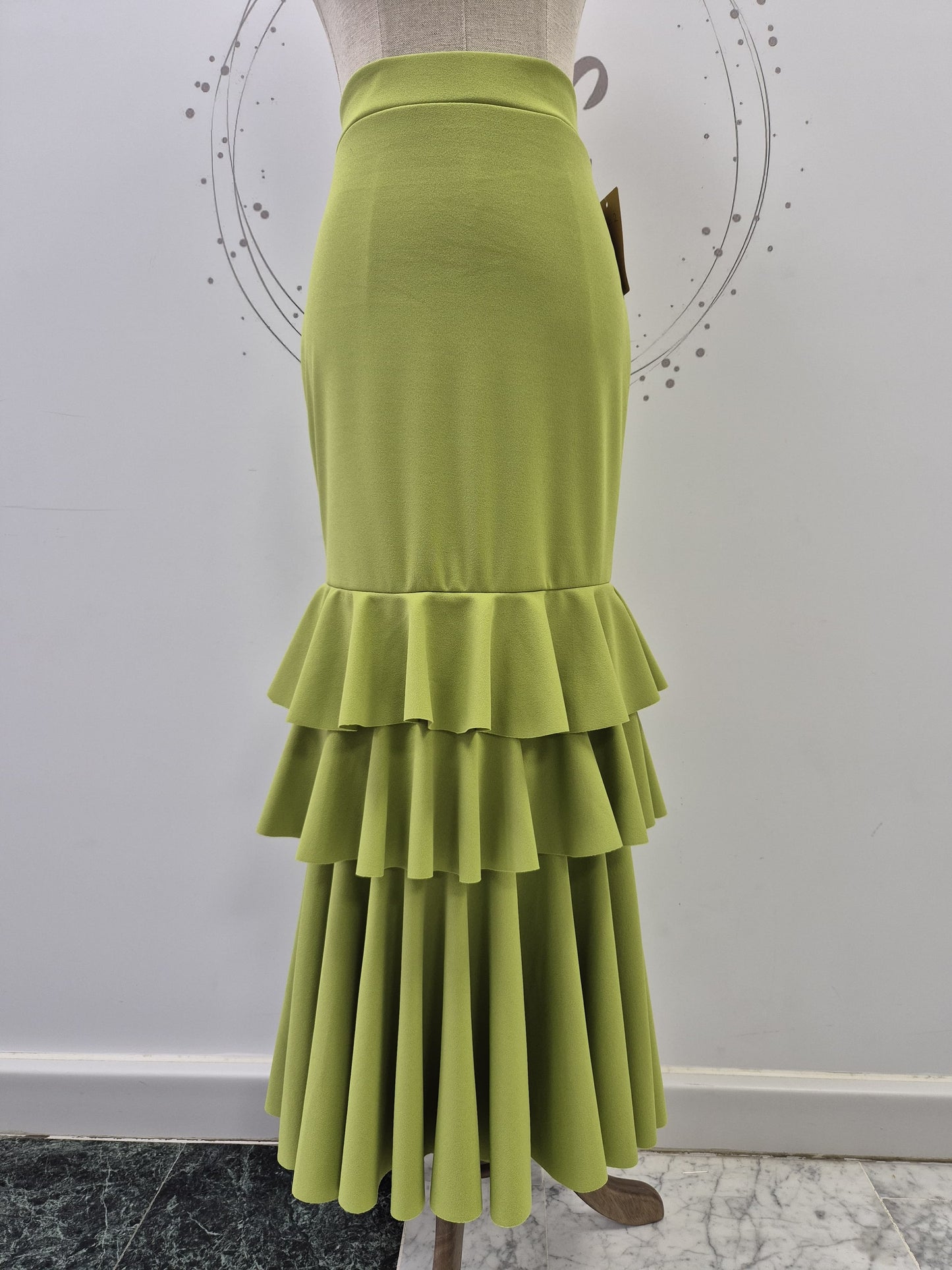 FALDA BASICA VOLANTES