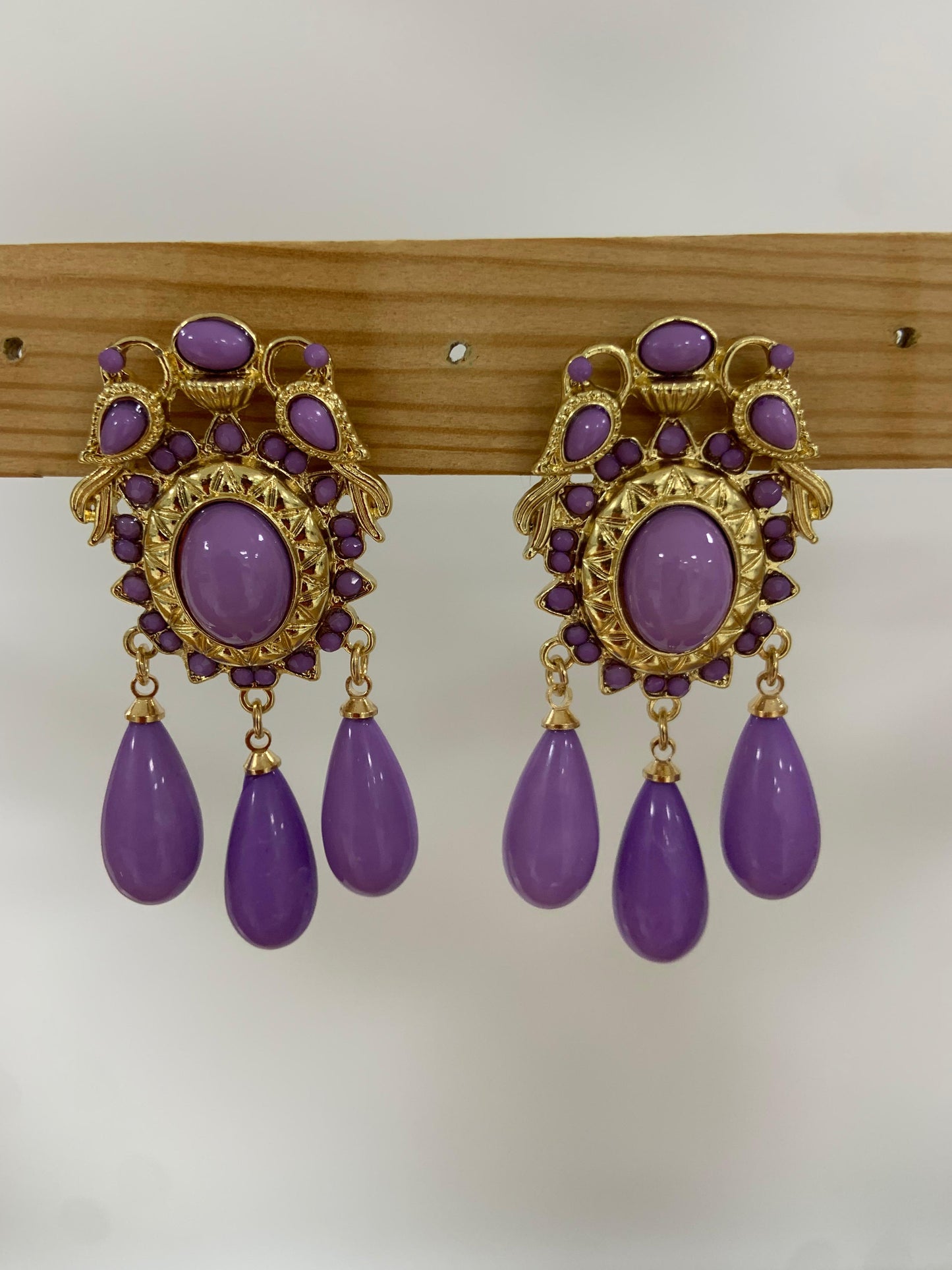 PENDIENTES JOYA Y LAGRIMAS REDONDO