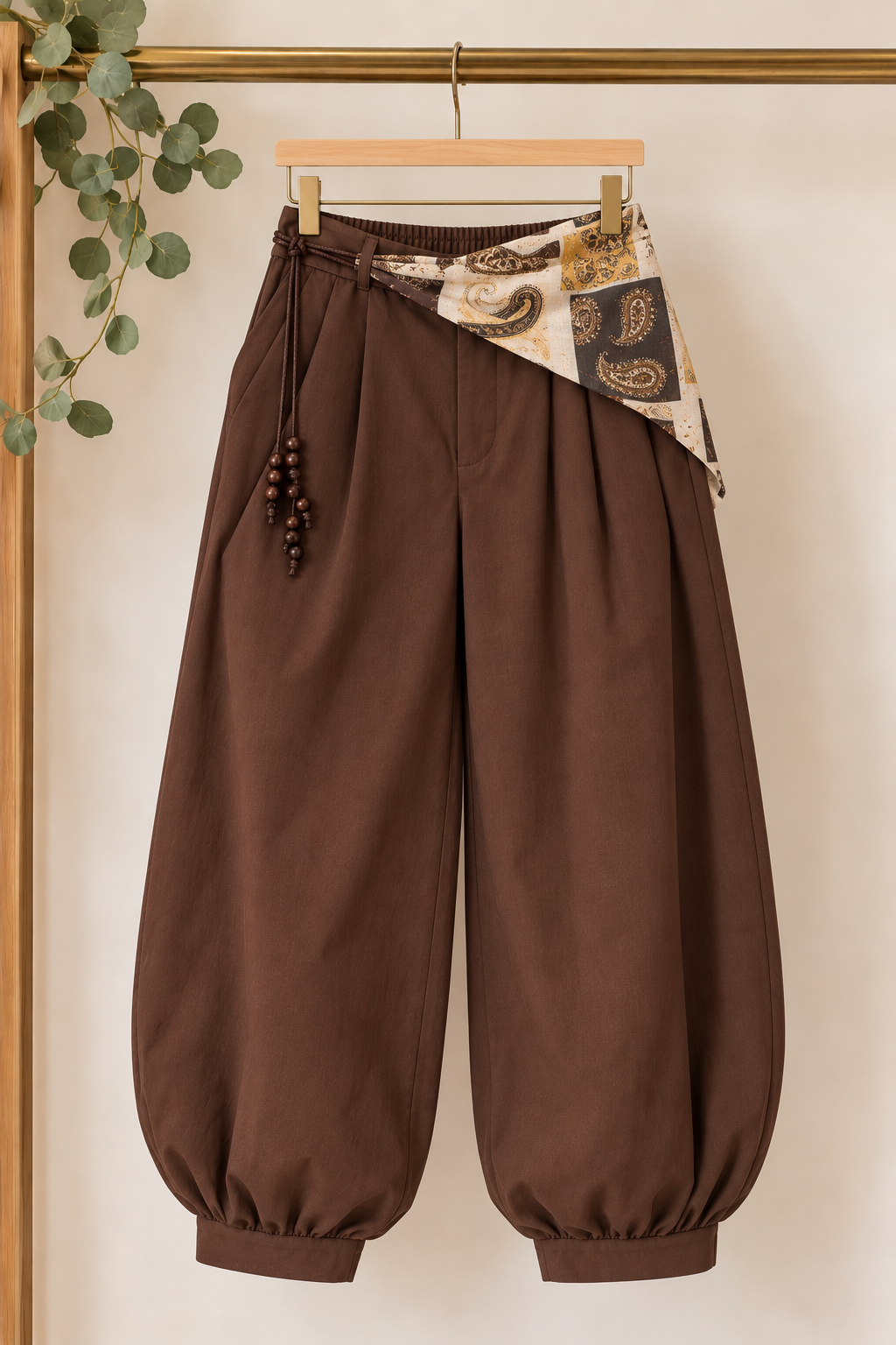 Pantalón Aladín con Pañuelo Paisley