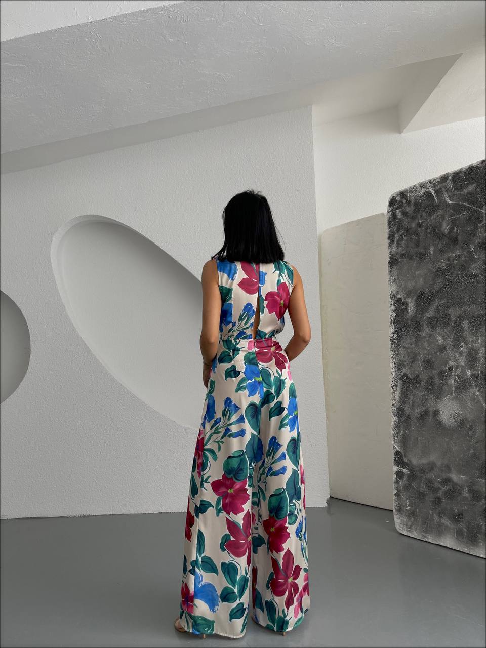 MONO LARGO ESTAMPADO FLORES